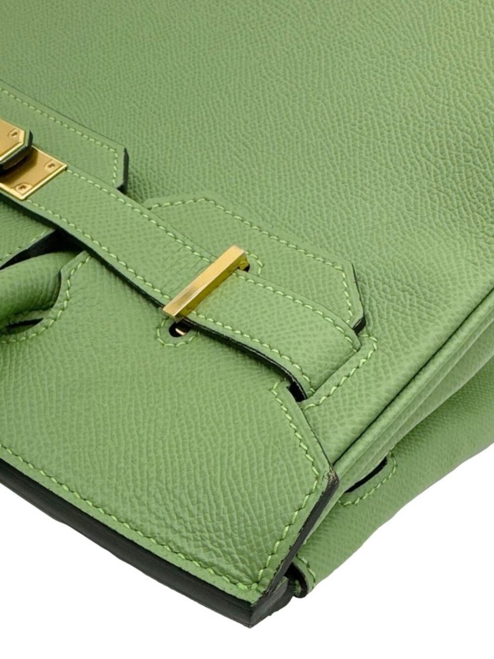 Hermes Birkin 30 Epsom Leather Tote Bag Green - Picture 7 of 13